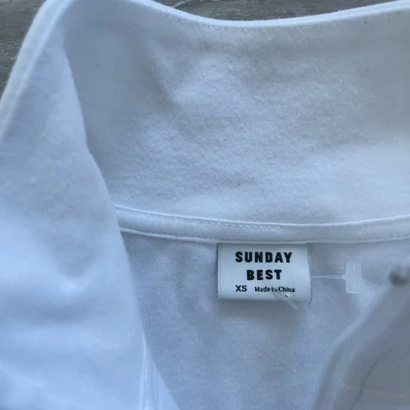 Sundays Best cropped 3/4 zip long sleeve - Picture 2 of 2